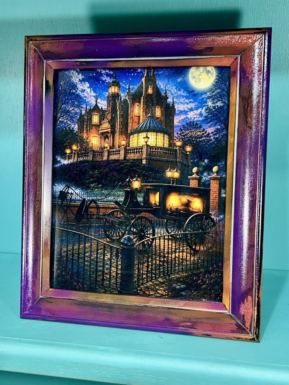 Haunted Mansion 8x10 Print Custom Patina Frame Timber & Tarnish 2026